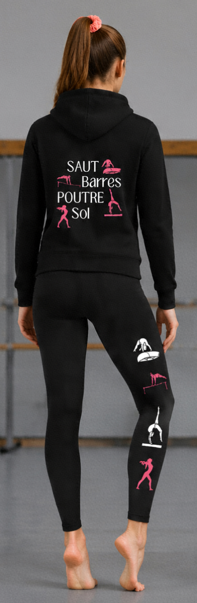 Ensemble veste et leggings 4 agrès