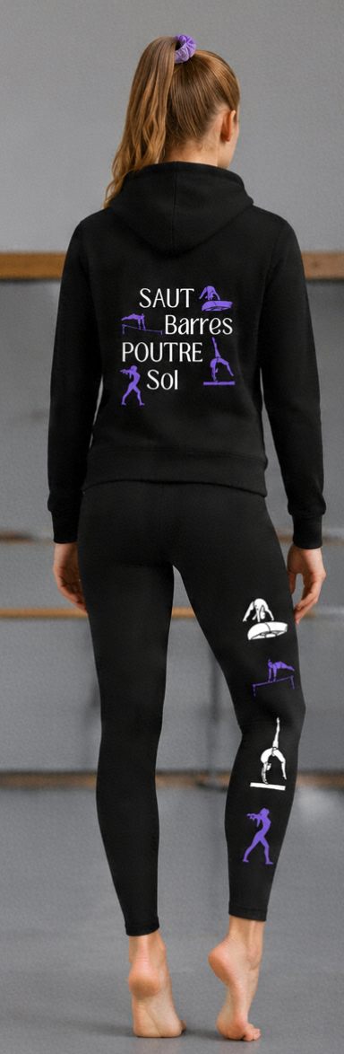 Ensemble veste et leggings 4 agrès