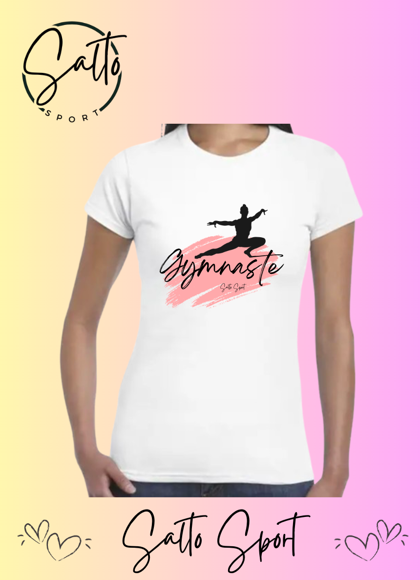 T shirt coton blanc  GYM Pivot B plusieurs couleurs au choix