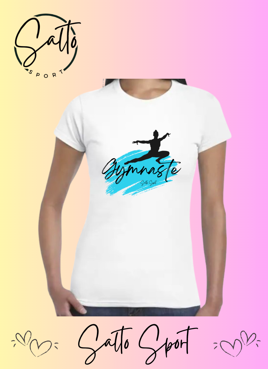 T shirt coton blanc  GYM Pivot B plusieurs couleurs au choix