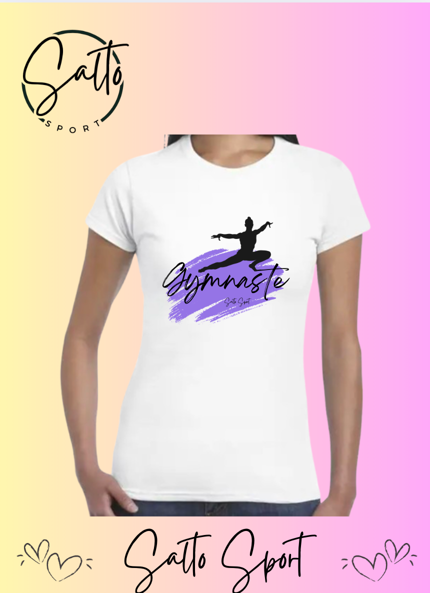 T shirt coton blanc  GYM Pivot B plusieurs couleurs au choix