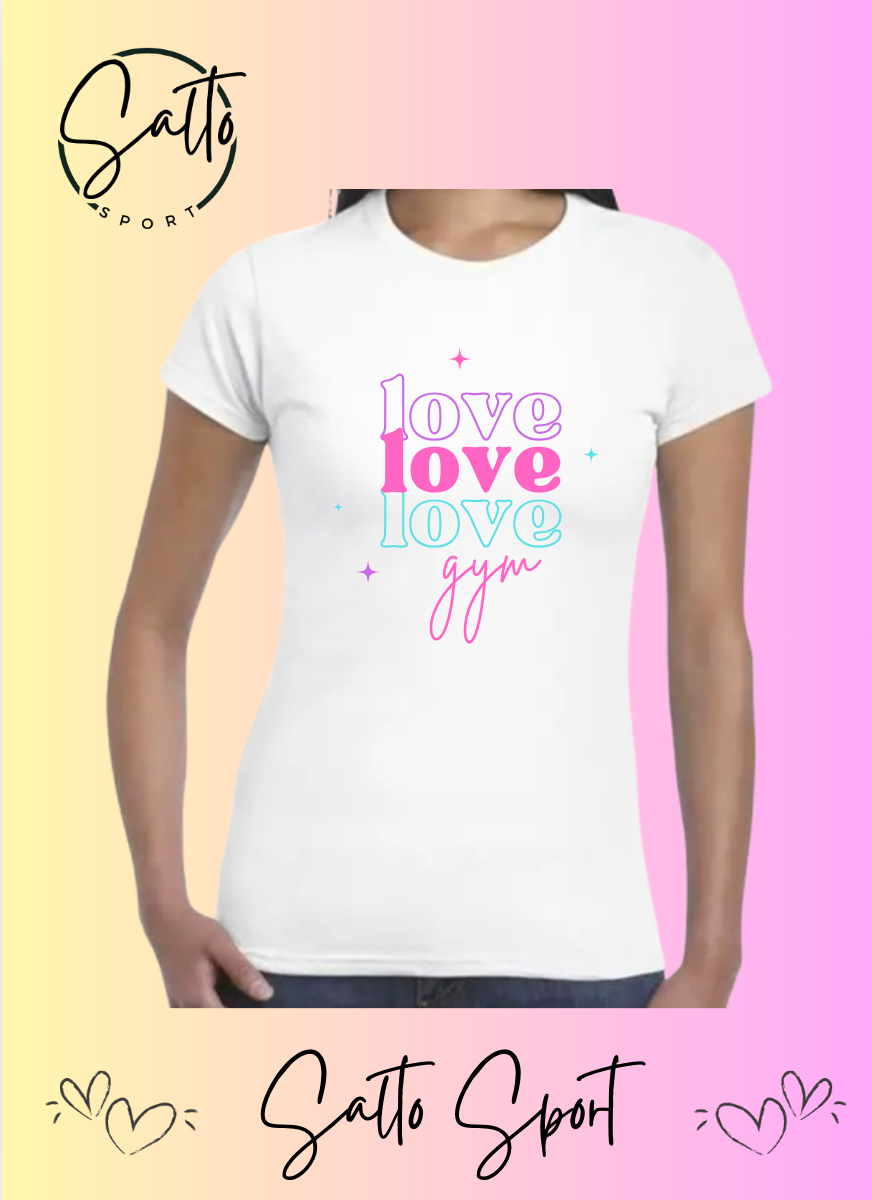 T shirt LOVE LOVE LOVE GYM