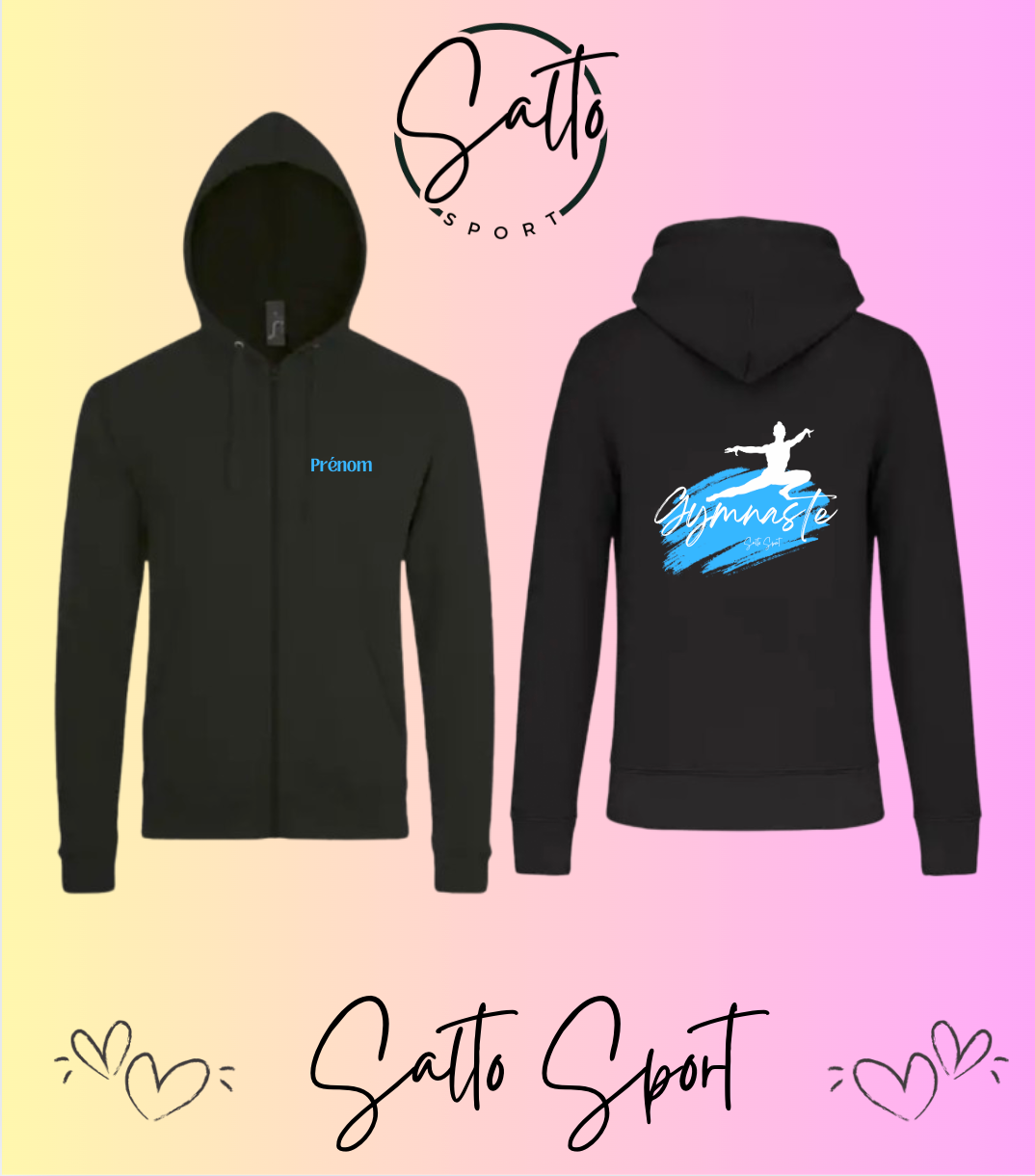 Sweat zIppé a capuche COLLECTION PIVOT B.
