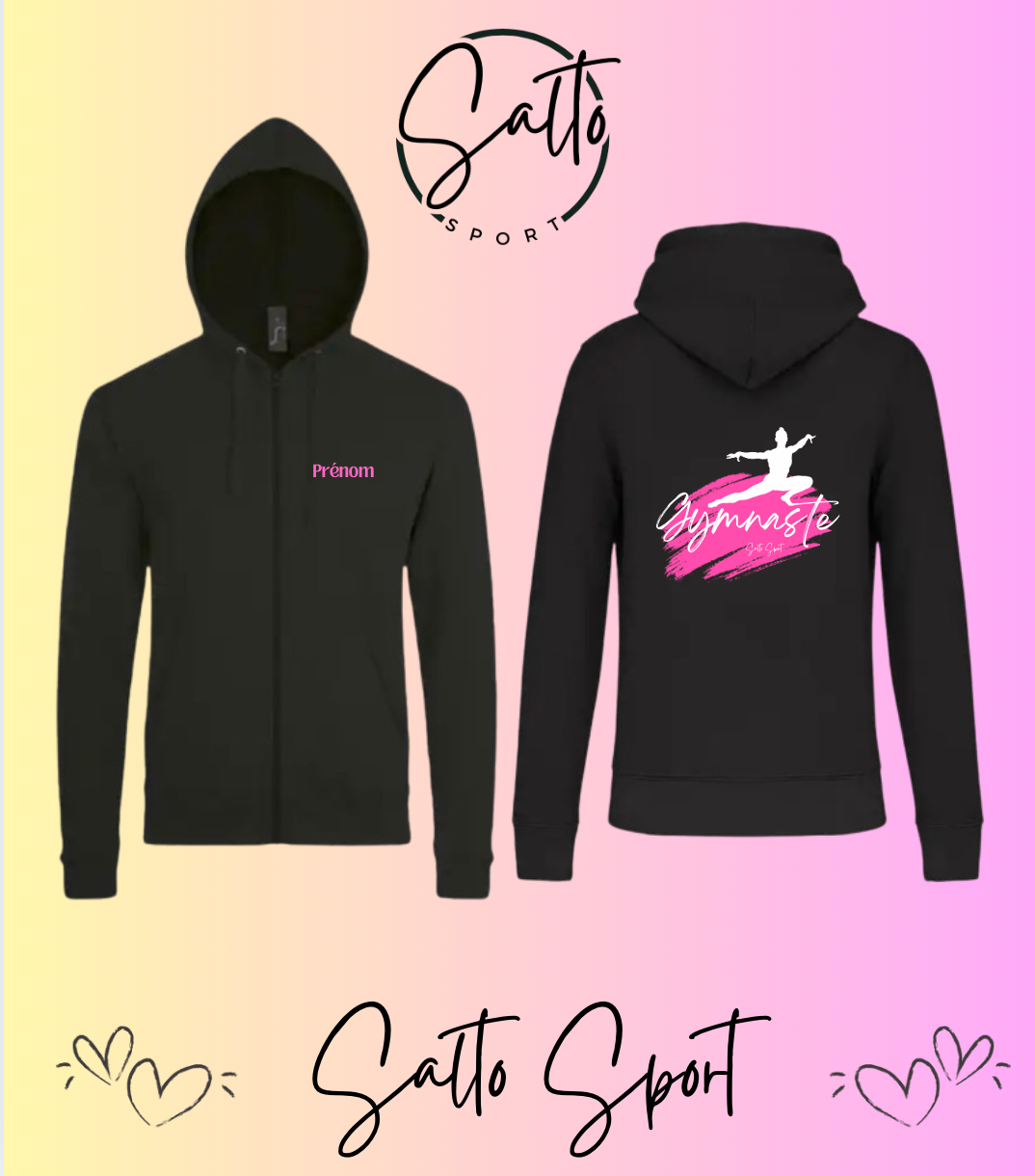 Sweat zIppé a capuche COLLECTION PIVOT B.