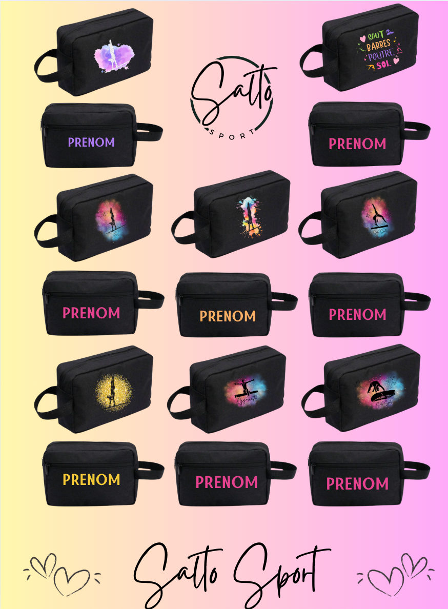 Trousse à maniquesPREMIUM  GYM Modèle au choix, personnalisable