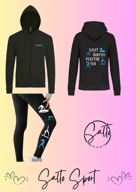 Ensemble veste et leggings 4 agrès