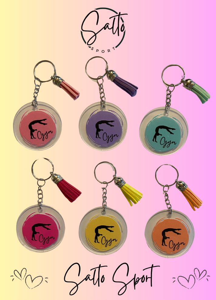 Porte clé ou déco de sac GYM