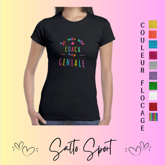T shirt je suis une super coach
