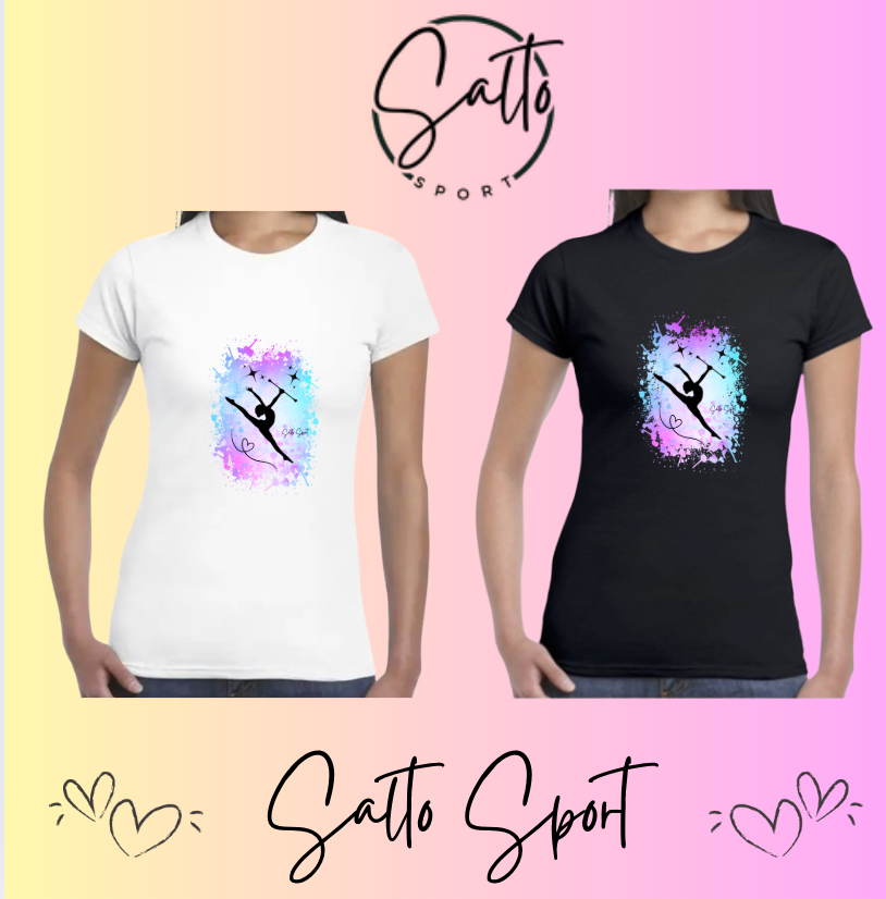 T shirt TWIRLING rose violet