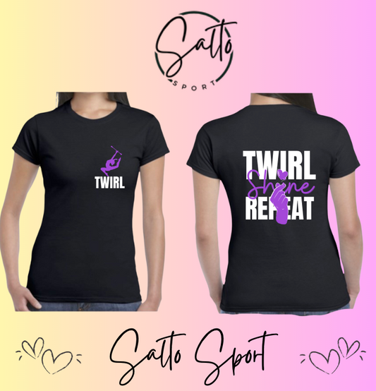 T shirt  TWIRL Shine REPEAT