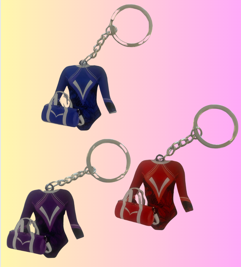 Porte clé justaucorps