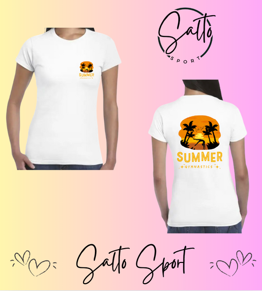 T shirt SUMMER GYMNASTICS Noir ou Blanc