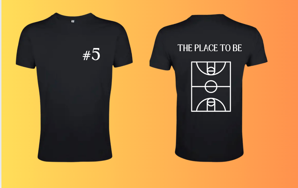 T SHIRT BASKETBALL du 4 ans au XXL personnalisé