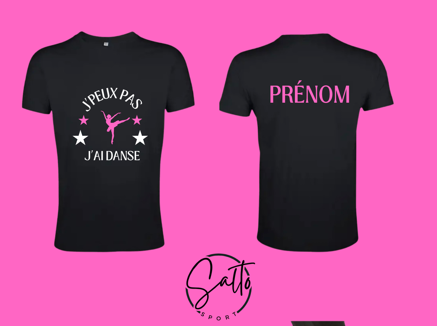 T shirt j'peux pas j'ai Danse