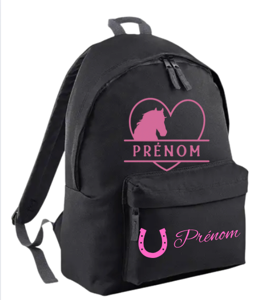 Sac à dos personnalisé EQUITATION CHEVAL PONEY