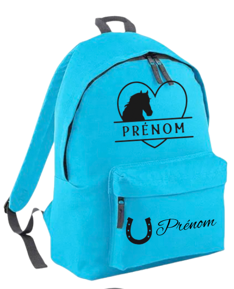 Sac à dos personnalisé EQUITATION CHEVAL PONEY