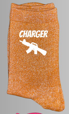 Chaussettes à paillettes CHARGER !!!!!!!!!!!