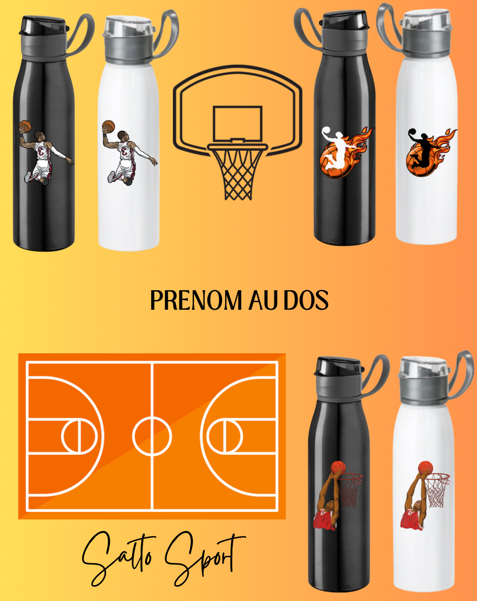 Gourde BASKETBALL Plusieurs modèles au choix