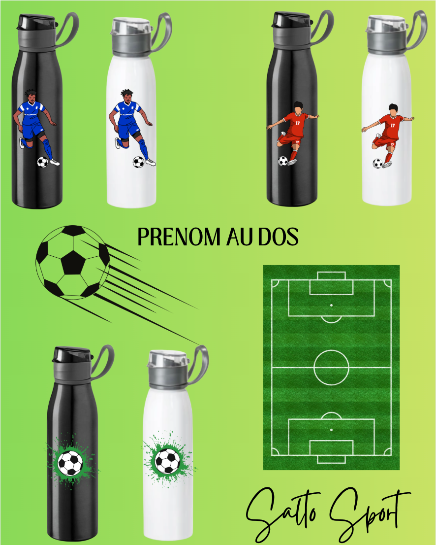 Gourde FOOTBALL Plusieurs modèles au choix