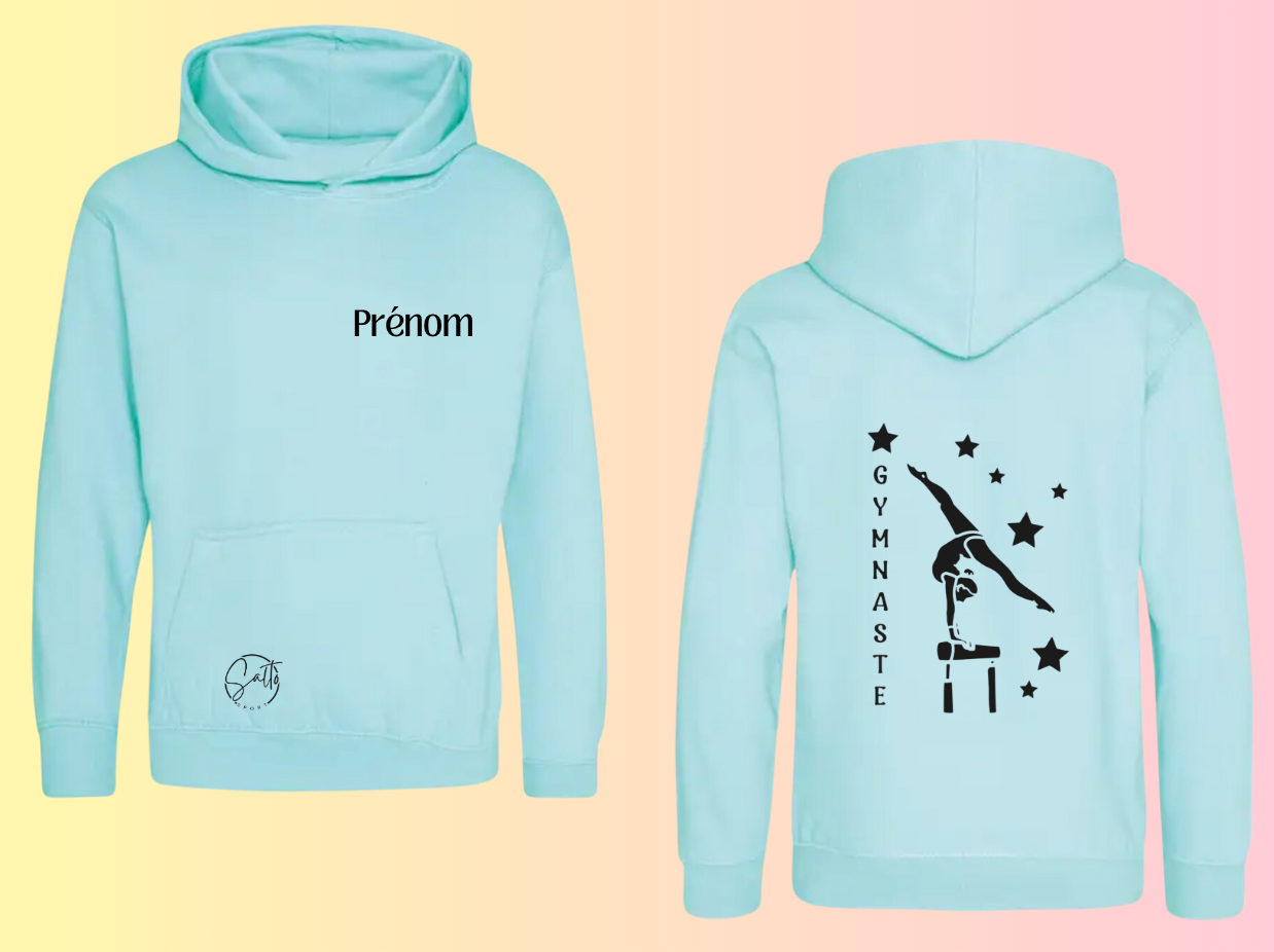 Sweat a capuche  POUTRE ECART Pastel