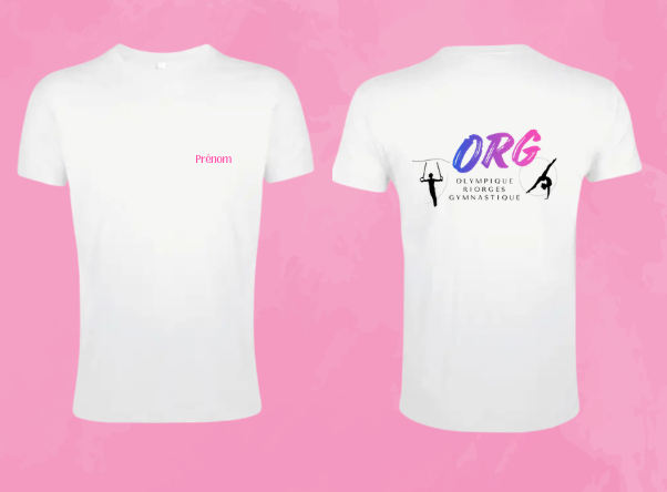 T shirt ORG noir ou blanc