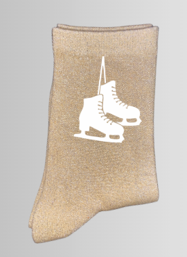 Chaussettes à paillettes PATIN A GLACE
