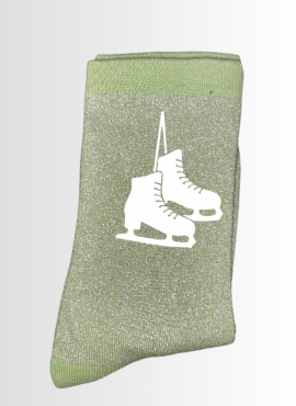 Chaussettes à paillettes PATIN A GLACE
