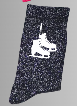 Chaussettes à paillettes PATIN A GLACE