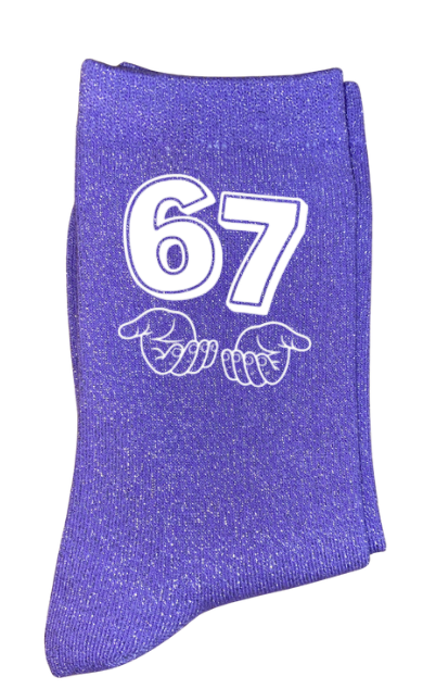 Chaussettes à paillettes 67 SIX SEVEN
