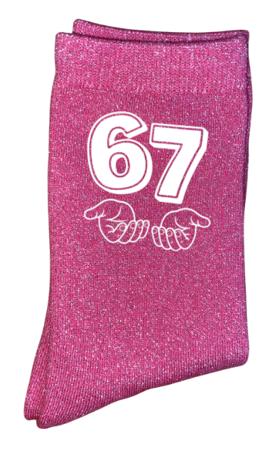 Chaussettes à paillettes 67 SIX SEVEN