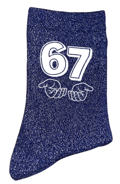 Chaussettes à paillettes 67 SIX SEVEN