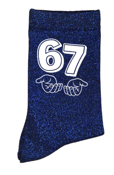 Chaussettes à paillettes 67 SIX SEVEN