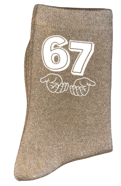 Chaussettes à paillettes 67 SIX SEVEN