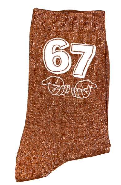 Chaussettes à paillettes 67 SIX SEVEN