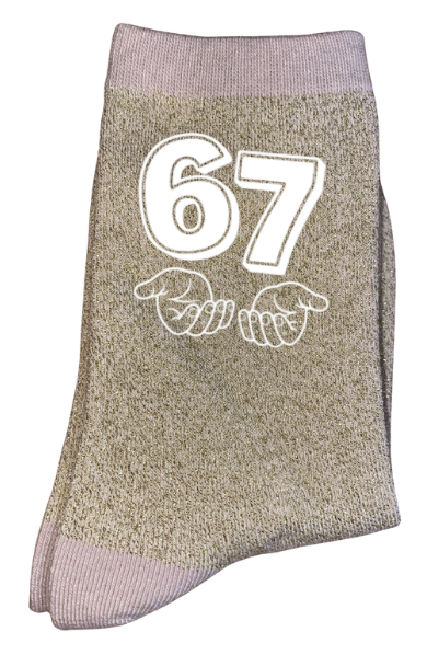 Chaussettes à paillettes 67 SIX SEVEN