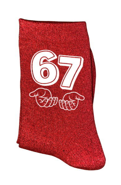 Chaussettes à paillettes 67 SIX SEVEN