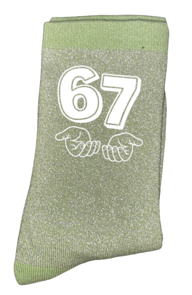 Chaussettes à paillettes 67 SIX SEVEN