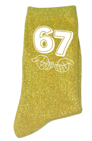 Chaussettes à paillettes 67 SIX SEVEN