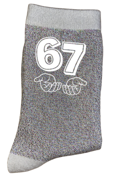 Chaussettes à paillettes 67 SIX SEVEN
