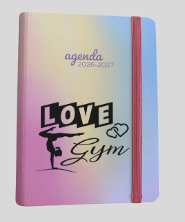 Agenda 2026/27 prénom offert (non obligatoire) 3 coloris au choix