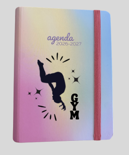 Agenda 2026/27 prénom offert (non obligatoire) 3 coloris au choix