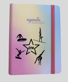 Agenda 2026/27 prénom offert (non obligatoire) 3 coloris au choix