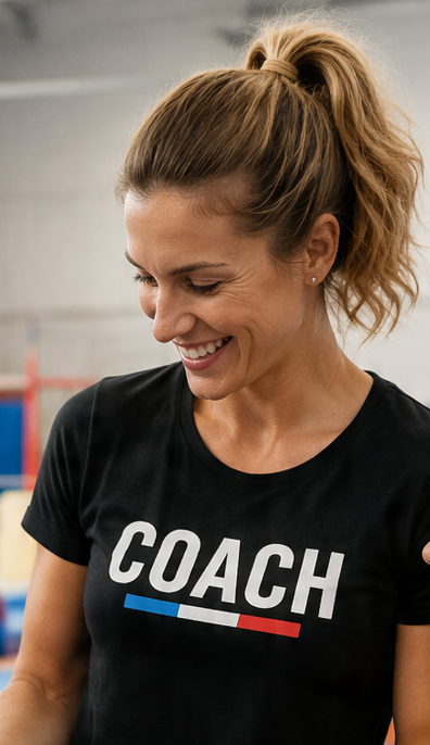 T shirt COACH tricolore personnalisable
