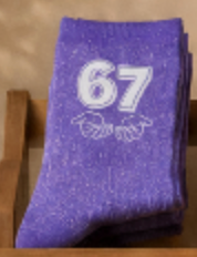 Chaussettes à paillettes 67 SIX SEVEN