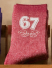 Chaussettes à paillettes 67 SIX SEVEN