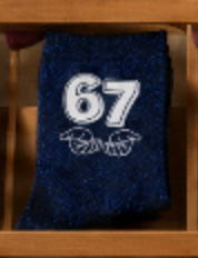 Chaussettes à paillettes 67 SIX SEVEN