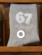 Chaussettes à paillettes 67 SIX SEVEN