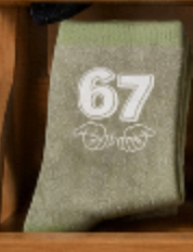 Chaussettes à paillettes 67 SIX SEVEN