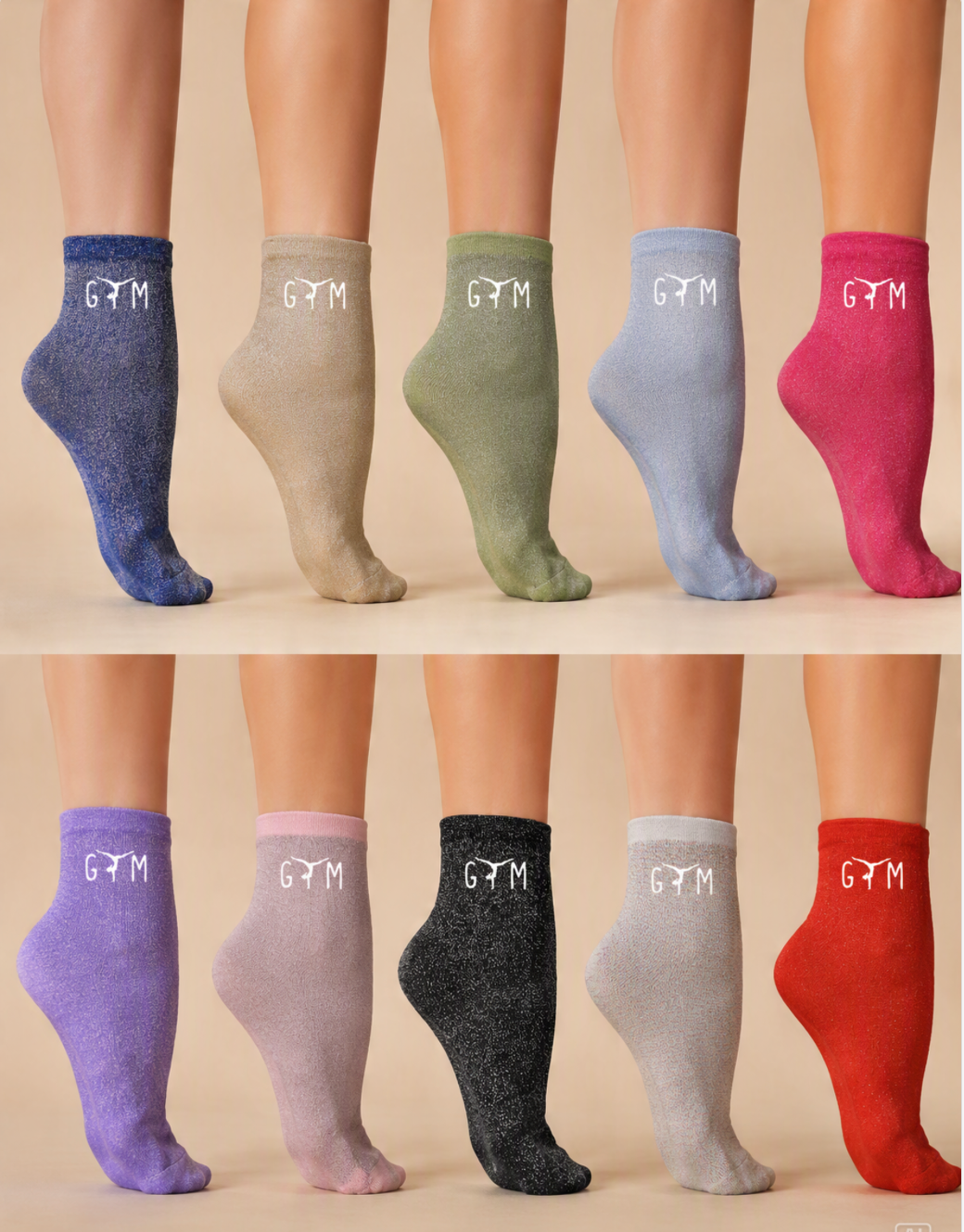Chaussettes a paillettes GYM