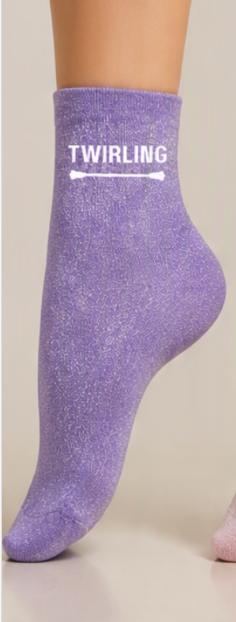 Chaussettes a paillettes TWIRLING